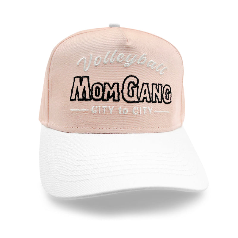 Pastel Hat Volleyball Mom Gang
